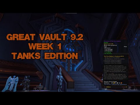 Great Vault -  9.2 S3 week 1 | Tank edition.