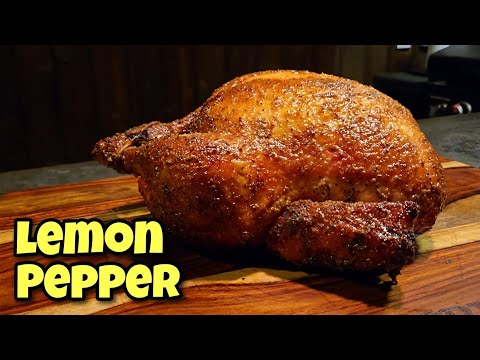 Smoked Lemon Pepper Chicken on the Drum Smoker