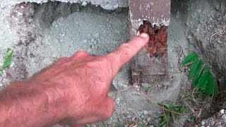 How to replace a load bearing post