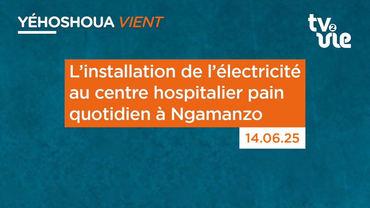 Thumbnail of video: L’installation de l’électricité au centre hospitalier pain quotidien à Ngamanzo