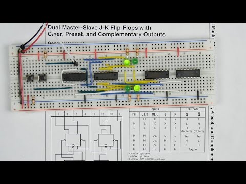 Master-slave JK flip-flop