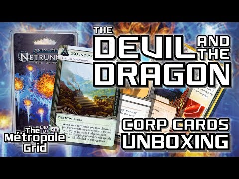 Netrunner Unboxing: The Devil and the Dragon - Corporation Cards