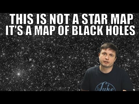 This is Not a Star Map, It's a Map Of Massive Black Holes