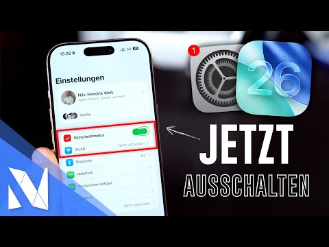 iOS 26 Einstellungen, die du JETZT ändern solltest! | Nils-Hendrik Welk