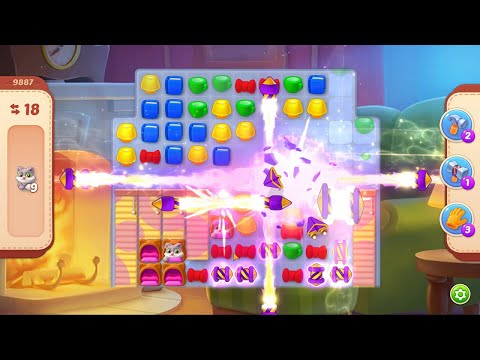 Homescapes Level 9887 No Boosters Gameplay