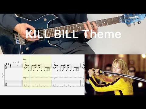 Kill Bill Theme (guitar cover with tabs & chords)