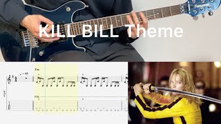 Kill Bill Theme (guitar cover with tabs & chords)