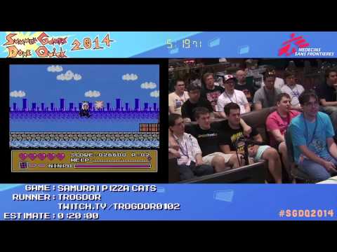 Samurai Pizza Cats by Trogdor in 14:30 - SGDQ2018 - Part 17