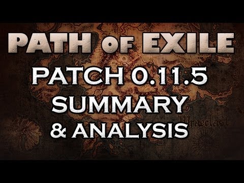 Path of Exile: Patch 0.11.5 Overview & Analysis - Traps, Discharge & Cooldowns!