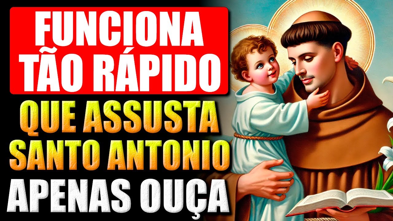 🛑RECEBA AINDA HOJE MILAGRES DE SANTO ANTÔNIO - PODEROSA ORAÇÃO