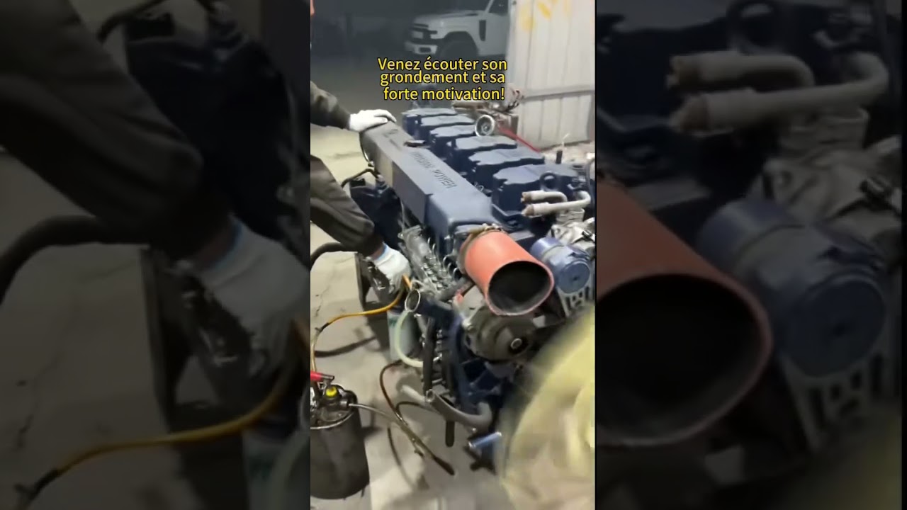 Weichai WP10 Used Diesel Engine Start-Up Test | Proven Performance & Ready for Global Export