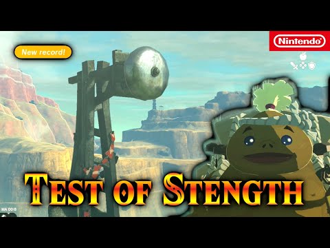 Test of Strength | Minigame | A Falling Meteor | Strade Goron | Scores 183 | Zelda TotK