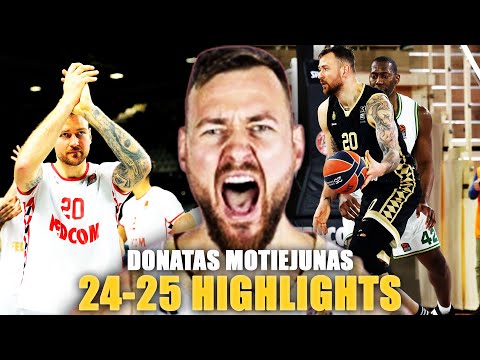 Donatas Motiejunas HIGHLIGHTS 24-25 SEASON 🔥 Welcome to Crvena Zvezda! 🔴⚪️