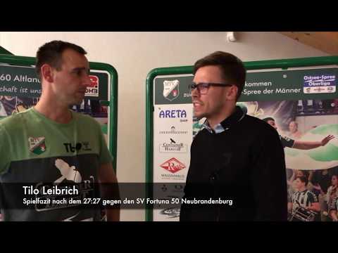 Spielfazit von Tilo Leibrich nach dem Spiel gegen Neubrandenburg