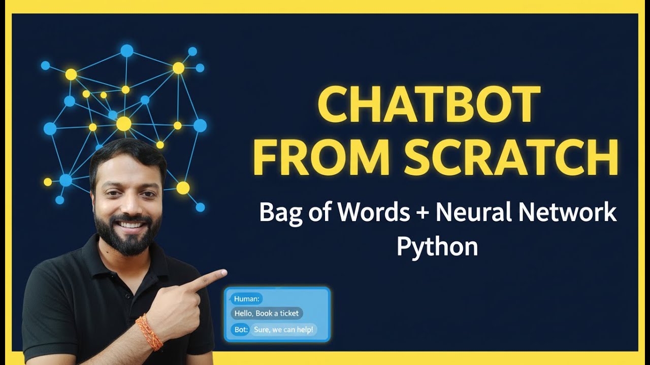 Build a Chatbot from Scratch in Python | How Chatbots Actually Work? | Deep Learning Project
