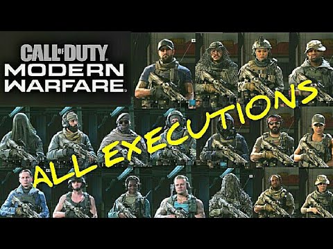 Modern Warfare - All Operator Executions - (Modern Warfare All Execution)