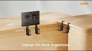 Clamp-On Desk Organizers | DET08 Series | LUMI