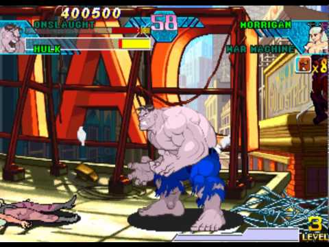 #102 Marvel vs Capcom Boss Hack: Onslaught gameplay.