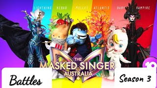 The Masked Singer Australia Battles Season 3 Episode 8 Quarter Finals | TMK