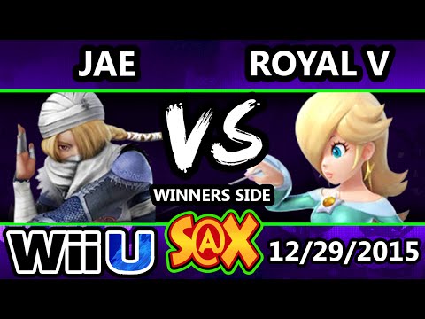 S@X 130 - JAE (Sheik) Vs. Royal V (Rosalina) SSB4 Tournament - Smash Wii U - Smash 4