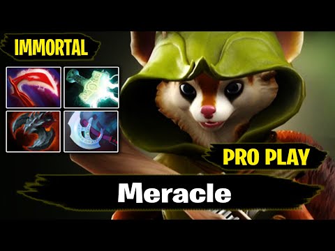 Hoodwink 7.28 Safelane Pro Gameplay by T1.Meracle | IMMORTAL Rank Dota 2 7.28 Gameplay