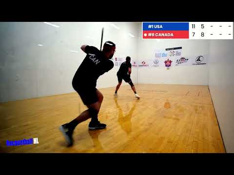 Racquetball Highlight | Jake V Sam  XXII IRF WORLD CHAMPIONSHIP SAN ANTONIO FINAL 2024