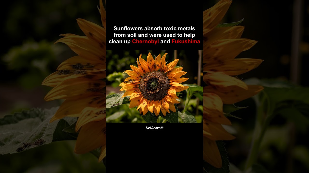 Sunflowers Absorb Radioactivity in Chernobyl & Fukushima Nuclear Sites 🌻⚡