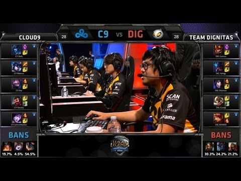 NA LCS C9 vs DIG Game 2 Highlights (NA LCS Spring 2015)