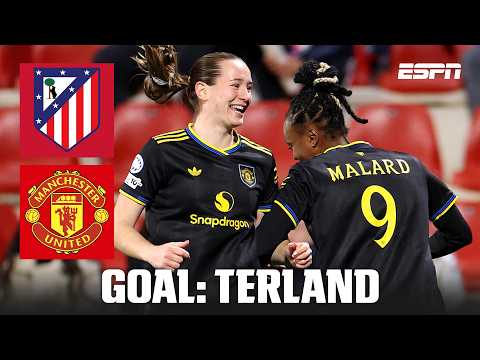 GOAL! 0-1: Terland fires Manchester United ahead vs. Atletico | UEFA Women’s Champions League