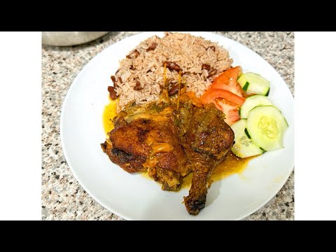 HOW TO MAKE THE BEST RICE AND PEAS WITH CHICKEN (JAMAICAN STYLE) 🇯🇲 @Itswhitney2 #howto