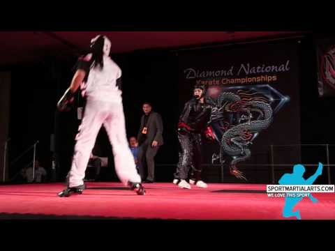 Nicole Pelland v Gina Thornton - Women's Sparring Grand Championship - 2015 Diamond Nationals