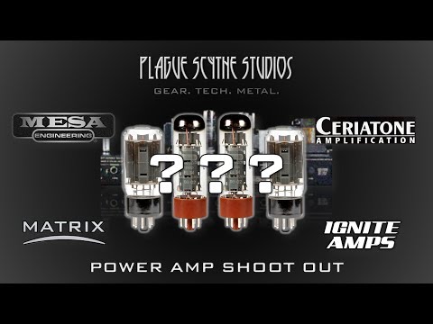 Guitar Power Amp Shootout - Tube, Solid State, or VST?