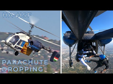HA-HSF, Kamov Ka-26 - Parachute dropping