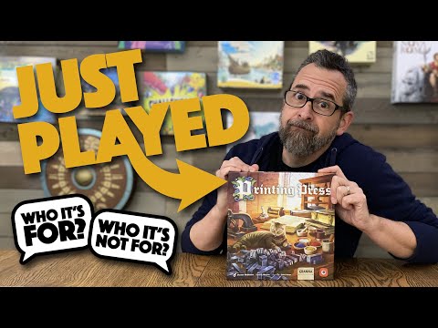 Printing Press - Just Played Review