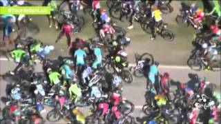 La terribile caduta al Tour de San Luis 2016
