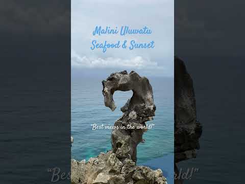 Best views in Bali @ Malini Uluwatu Cliffside Restaurant #baliindonesia #visitbali #travel #views