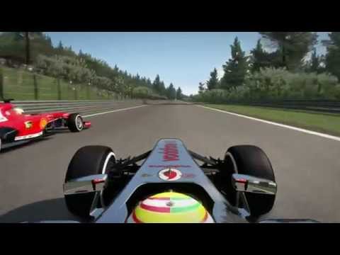 F1 2013 Triple Overtake at Spa