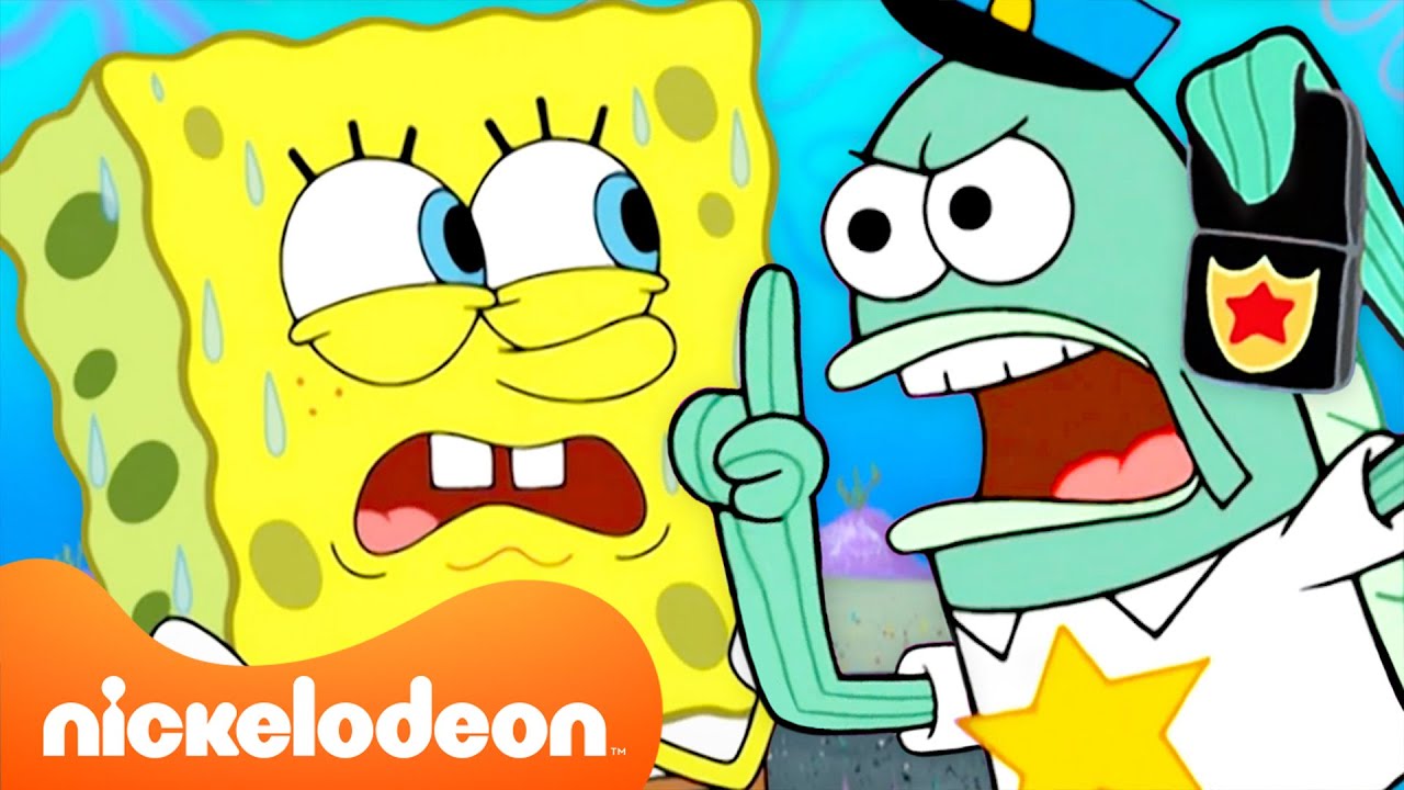 Bob l'éponge | SpongeBob en PROBLÈMES pendant 3 HEURES non-stop | Nickelodeon France