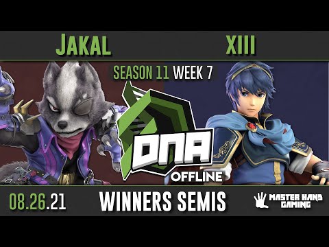 DNA S11:W7 - Jakal (Wolf) vs xiii (Marth) - W Semifinals
