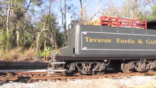 preview picture of video 'The Tavares Eustis & Gulf steam train, in Tavares, FL.'