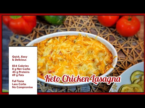 How to make the most delicious chicken lasagna? Keto and Non Keto Recipe! Keto with Sarah