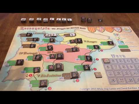 My honest review of Reconquista from White Dog Games, and rambling on about Spanish history!