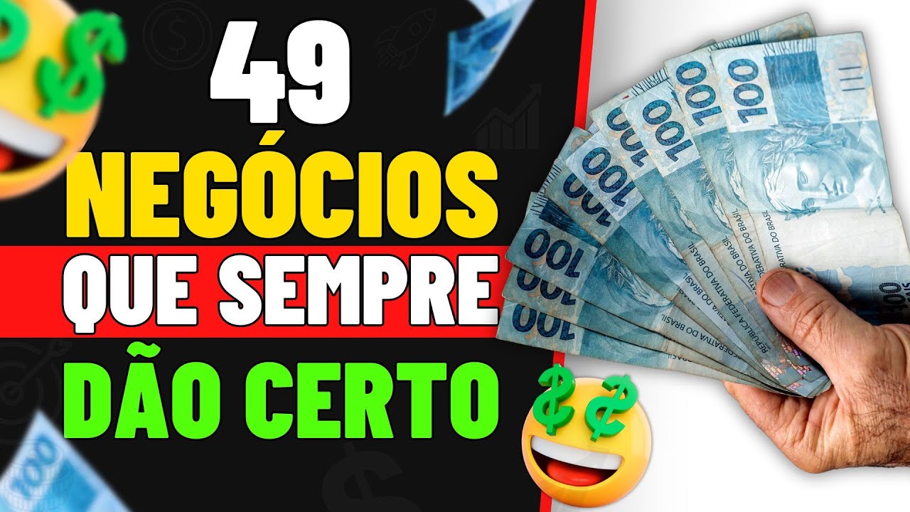 49 NEGÓCIOS LUCRATIVOS QUE SEMPRE DÃO CERTO💰 | Ideias para Empreender e Ganhar Dinheiro