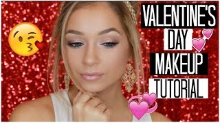 Wearable and Soft Valentine's Day Makeup Tutorial with Glitter