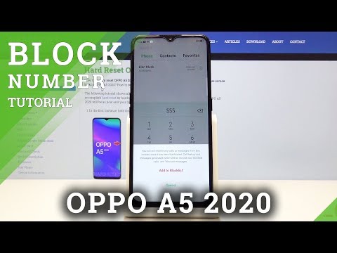 How to Block Number in OPPO A5 2020 - Create Blocklist