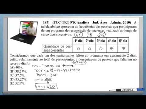 QUESTÃO 183   MATEMÁTICA  RESOLVIDA FCC