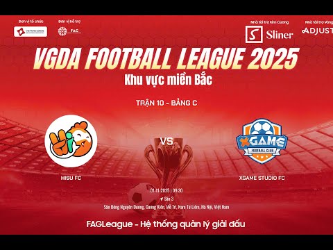 🎬 Highlights: HiSu FC -vs- XGame Studio FC | Vòng 5 - VGDA FOOTBALL LEAGUE 2025 - Khu vực miền Bắc