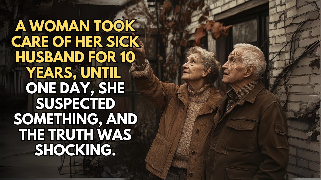 An Elderly Woman Took Care Of Her Sick Husband For 10 Years, Until One Day, Suspecting Something...