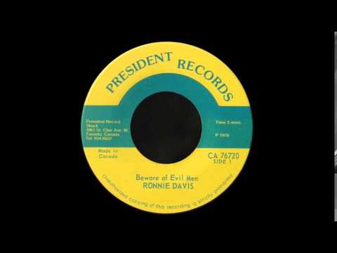 7'' Ronnie Davis - Beware Of Evil Men (& Version)
