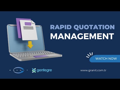 GENTEGRE Rapid Quotation Management